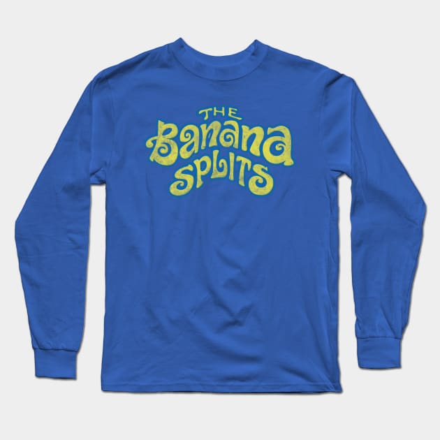 The Banana Splits Vintage Retro Long Sleeve T-Shirt by Bigfinz